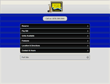 Tablet Screenshot of crookedcreekstorage.com